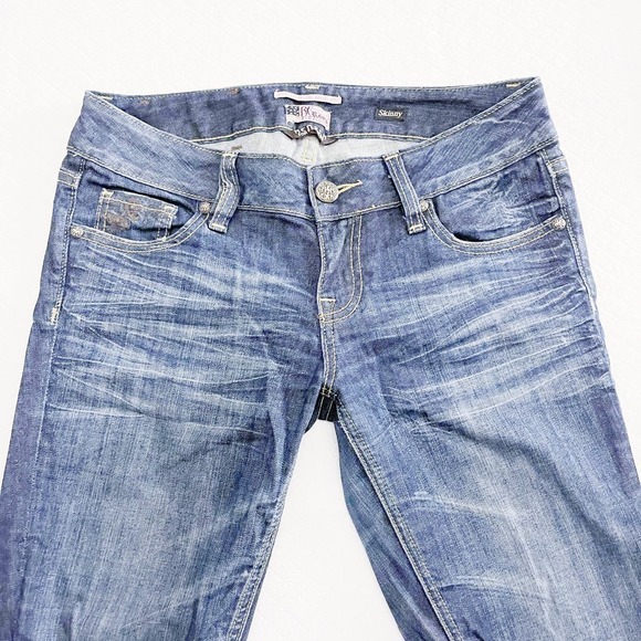Rerock Express Skinny Jeans Dark Wash Denim Jeans SZ27 / 4 - Picture 3 of 7
